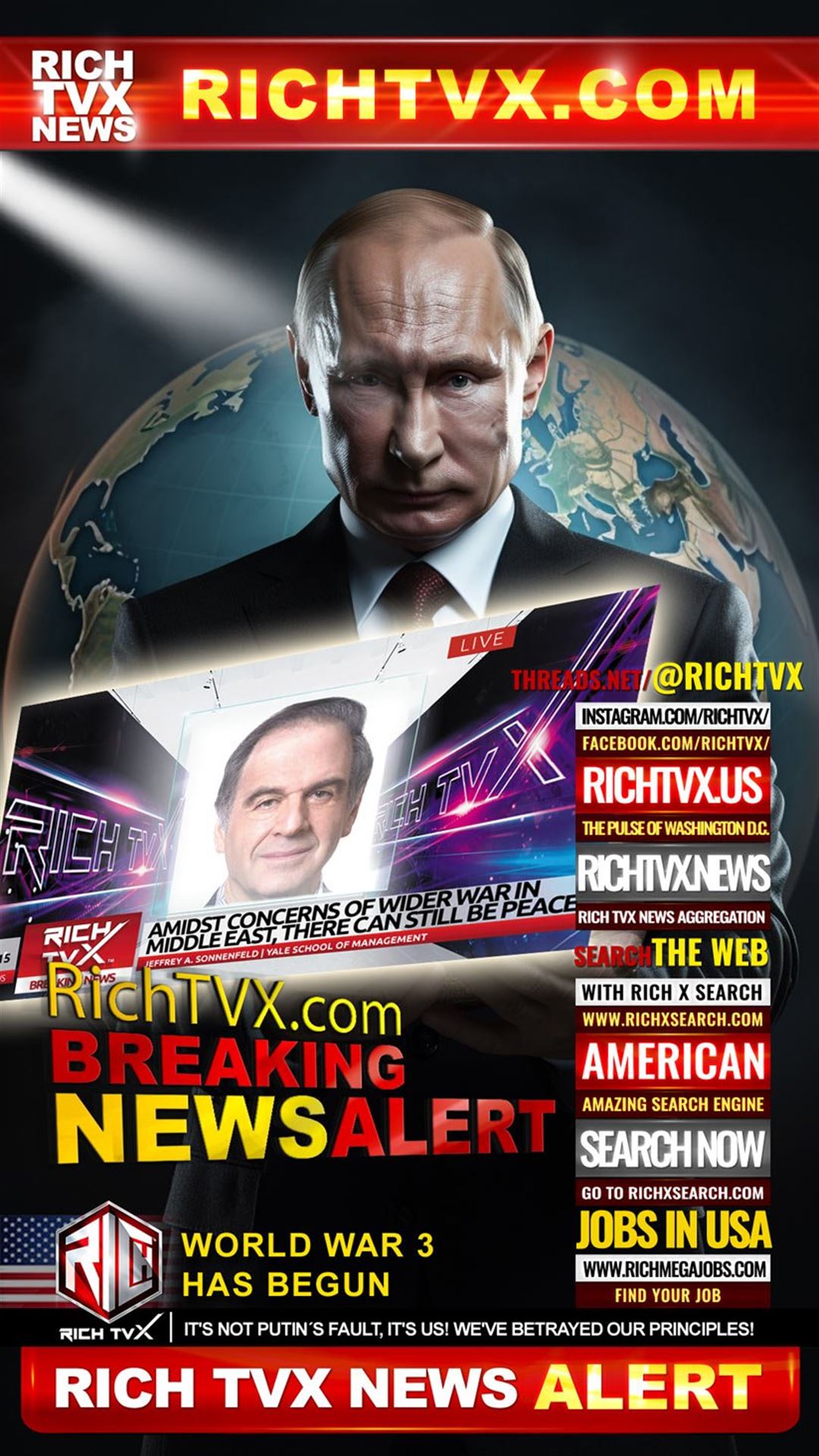 380 Billion USD Shifts to Ukraine: Exclusive Rich TVX Revelation